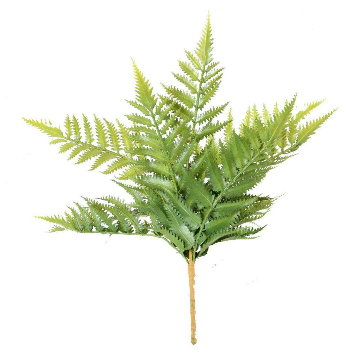 Fougère artificielle en piquet 12 branches - plante extérieur - H.50cm vert - F5