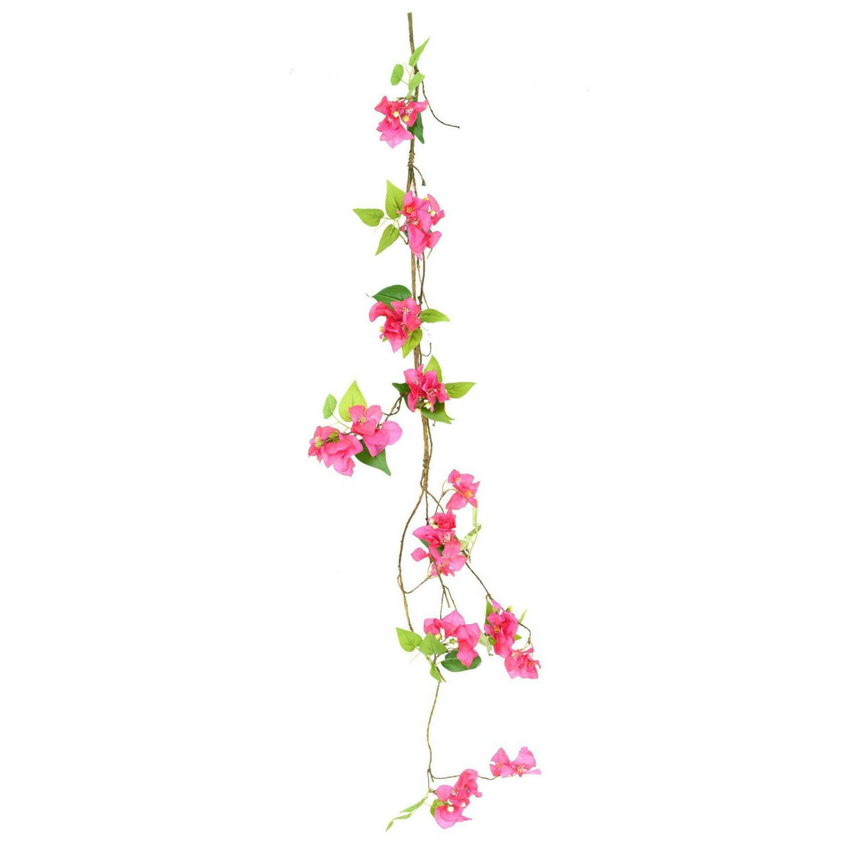 Guirlande artificielle bougainvillier en fleur - intérieur - H.130cm fuchsia B3