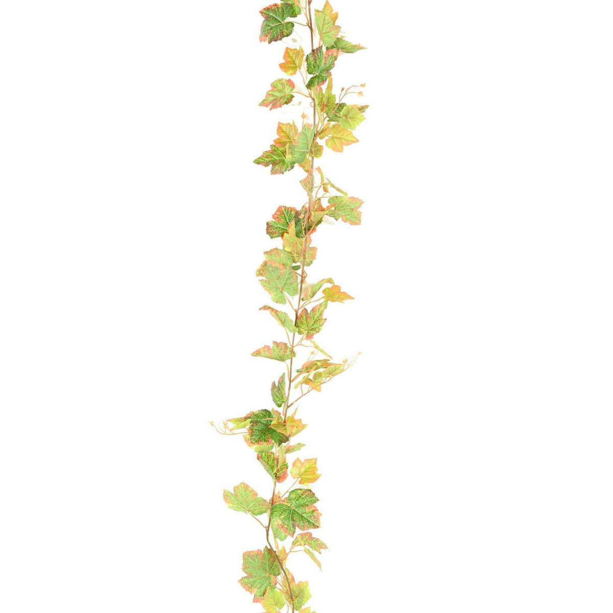 Guirlande artificielle de vigne automne 117 feuilles - décoration d'intérieur - H.200cm N4