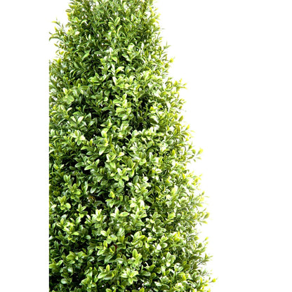 Plante artificielle Buis Topiaire pyramide - intérieur extérieur - H.180cm vert