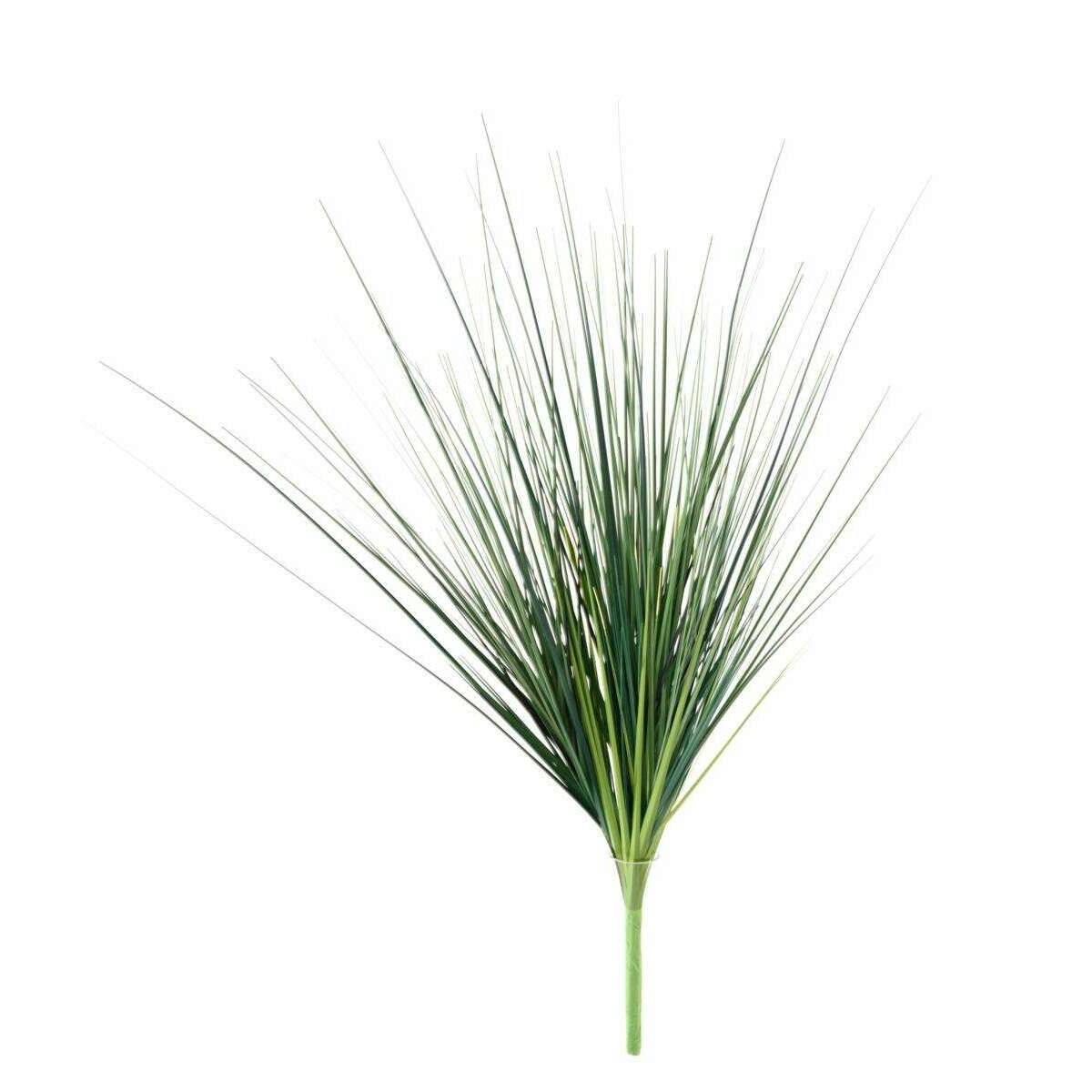 Plante artificielle Onion Grass en piquet large - plante pour intérieur - H.60cm vert H2