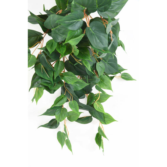 Feuillage artificiel chute de Pothos en piquet - décoration intérieur - H.65cm vert - K4