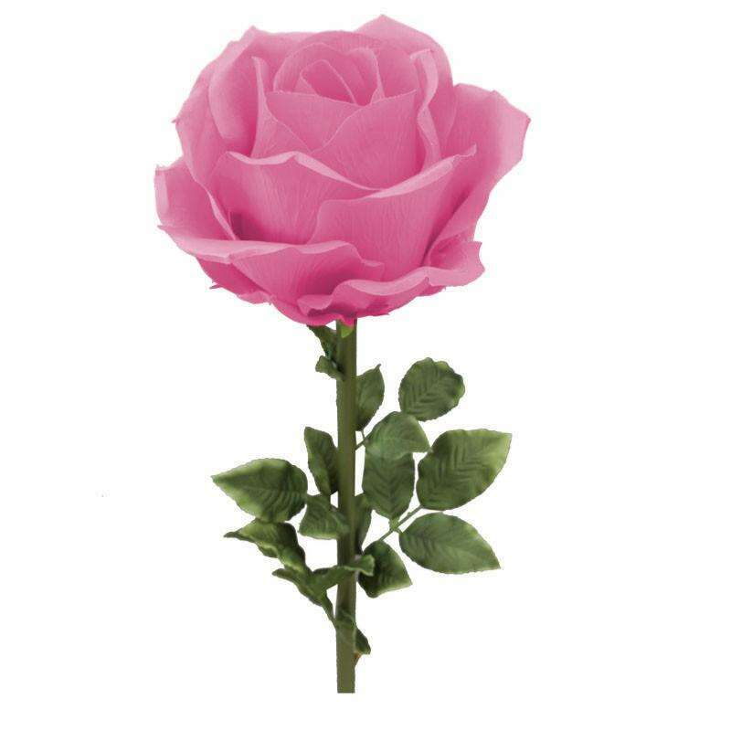 Rose artificielle géante XL - décoration d'intérieur - H.125cm Ø.40cm rose S3R